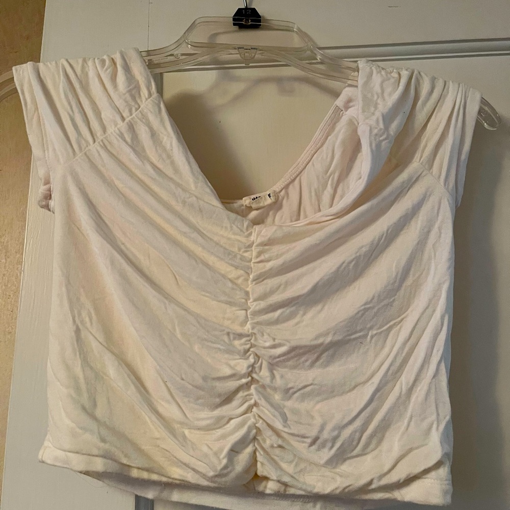 Women’s White Garage Top Size Small